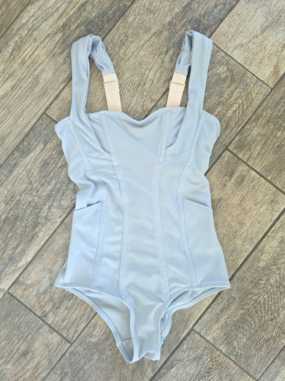 We Are HAH Vava French Blue One-Piece Swimsuit Sz Extra Small XS
